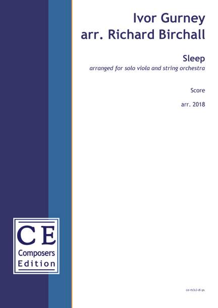 Birchall, Richard: Sleep (version for string orchestra and viola)