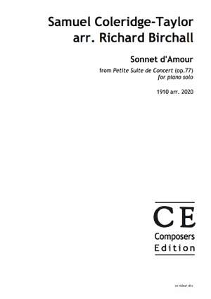 Birchall, Richard: Sonnet d'Amour