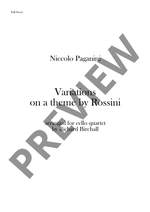 Birchall, Richard: Variations on a theme by Rossini Product Image