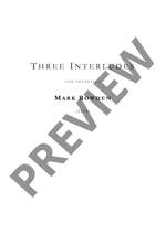 Bowden, Mark: Three Interludes Product Image
