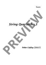 Copley, Peter: String Quartet No.3 Product Image