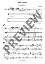 Copley, Peter: Three Epitaphs Product Image