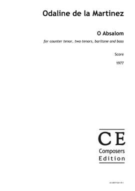 de la Martinez, Odaline: O Absalom