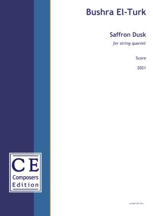 El-Turk, Bushra: Saffron Dusk