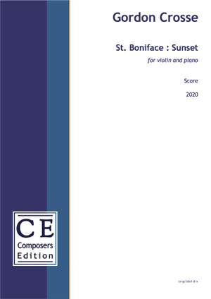 Crosse, Gordon: St. Boniface : Sunset
