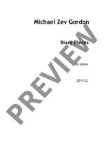 Gordon, Michael Zev: Diary Pieces Product Image