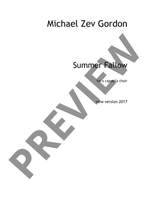 Gordon, Michael Zev: Summer Fallow Product Image