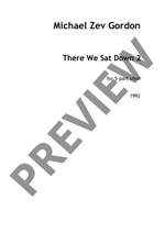 Gordon, Michael Zev: There We Sat Down 2 Product Image