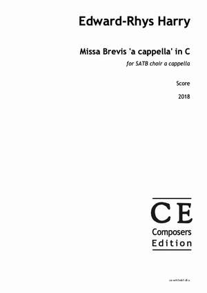 Harry, Edward-Rhys: Missa Brevis 'a cappella' in C