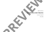 Inglis, Brian: Antiphon for Virgins Product Image