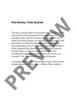 Keeley, Rob: Flute Quartet Product Image