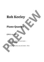 Keeley, Rob: Piano Quartet Product Image