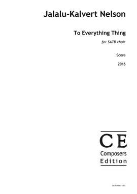 Nelson, Jalalu-Kalvert: To Everything Thing