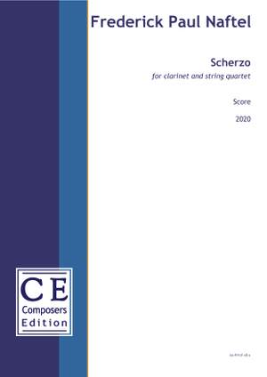 Naftel, Frederick Paul: Scherzo (version for clarinet and string quartet)