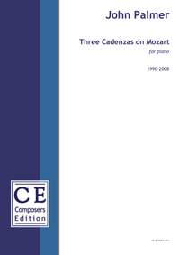 Palmer, John: Three cadenzas on Mozart