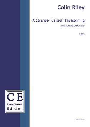 Riley, Colin: A Stranger Called This Morning