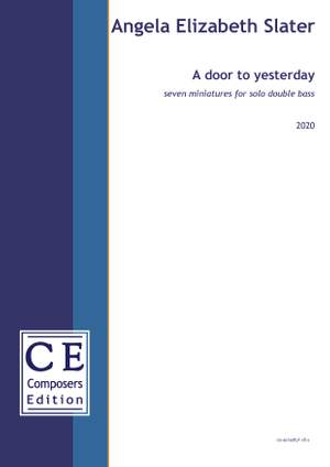 Slater, Angela Elizabeth: A door to yesterday