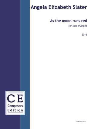 Slater, Angela Elizabeth: As the moon runs red