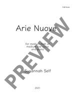 Self, Susannah: Arie Nuove Product Image