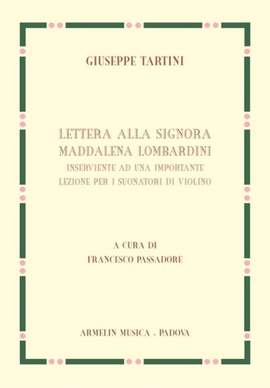 Giuseppe Tartini: Lettera alla Signora Maddalena Lombardini