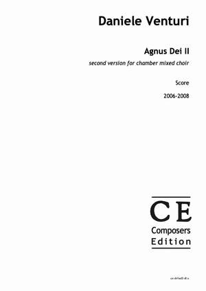 Venturi, Daniele: Agnus Dei II (second version)