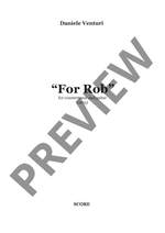 Venturi, Daniele: For Rob Product Image