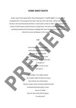 Willis, Alison: Come Away Death Product Image