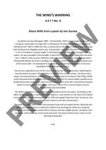 Willis, Alison: The Wind's Warning Product Image