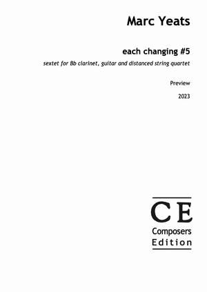 Yeats, Marc: each changing #5