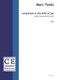 Yeats, Marc: comparison is the thief of joy