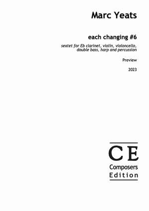 Yeats, Marc: each changing #6