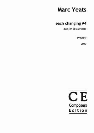Yeats, Marc: each changing #4