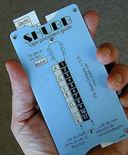 Shubb Capo Transposing Guide TG1 Transposing Guide