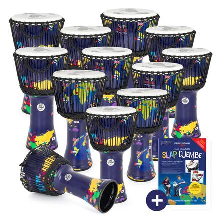 Percussion Plus World Slap Djembe secondary 12 pack - rope tuned - Default Title