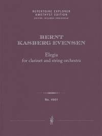 Kasberg Evensen, Bernt: Elegia for clarinet and string orchestra