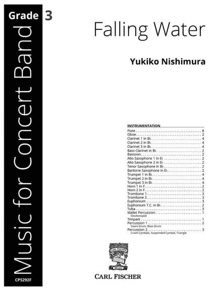 Nishimura, Y: Falling Water B flat major