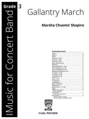 Shapiro, M C: Gallantry March B flat major
