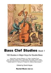 Bass Clef Studies Book 1: 100 Studies in Major Keys