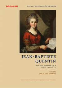 Quentin, J: Six trio sonatas Vol. 1 op. 4/1-3 Vol. 1
