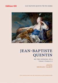 Quentin, J: Six trio sonatas Vol. 2 op. 4/4-6 Vol. 2