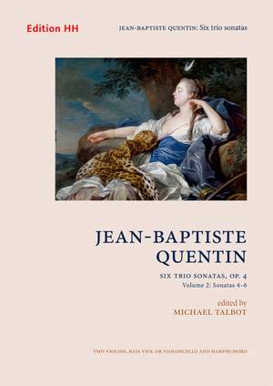 Quentin, J: Six trio sonatas Vol. 2 op. 4/4-6 Vol. 2