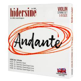 Hidersine Andante Violin String SET 1/8