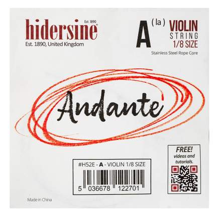 Hidersine Andante Violin A String 1/8