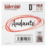 Hidersine Andante Violin D String 4/4 - 3/4