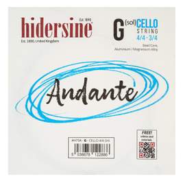 Hidersine Andante Cello G String 4/4 - 3/4