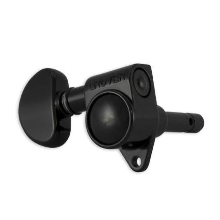 Grover locking machine heads - black chrome