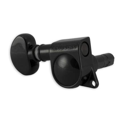 Grover mini locking mheads set - black chrome