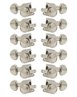 Grover roto-grip mini machine heads 12 string - nickel