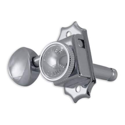 Grover vintage locking machine head 3+3 - chrome