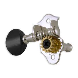 Grover sta-tite uke machine heads - chromeblack